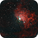 Flaming Star nebula